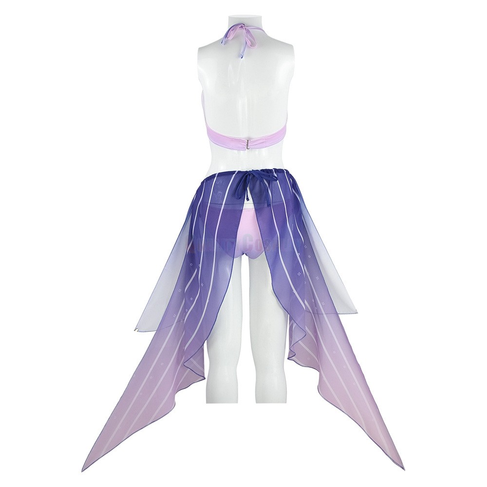 Genshin Impact Kokomi Cosplay Costume Bikini Swimsuit Hqcosplay