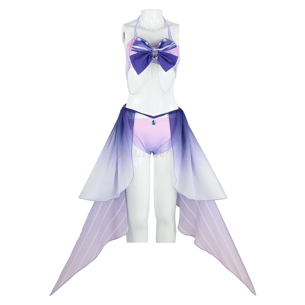 Genshin Impact Kokomi Cosplay Costume Bikini Swimsuit Hqcosplay
