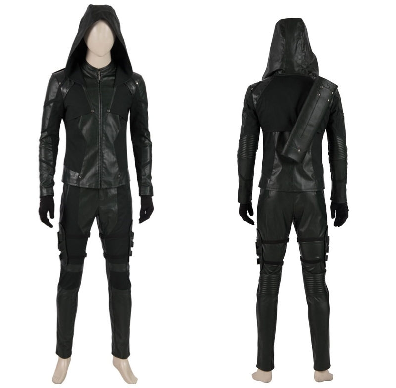 GREEN ARROW SEASON 8 OLIVER QUEEN COSPLAY COSTUMES