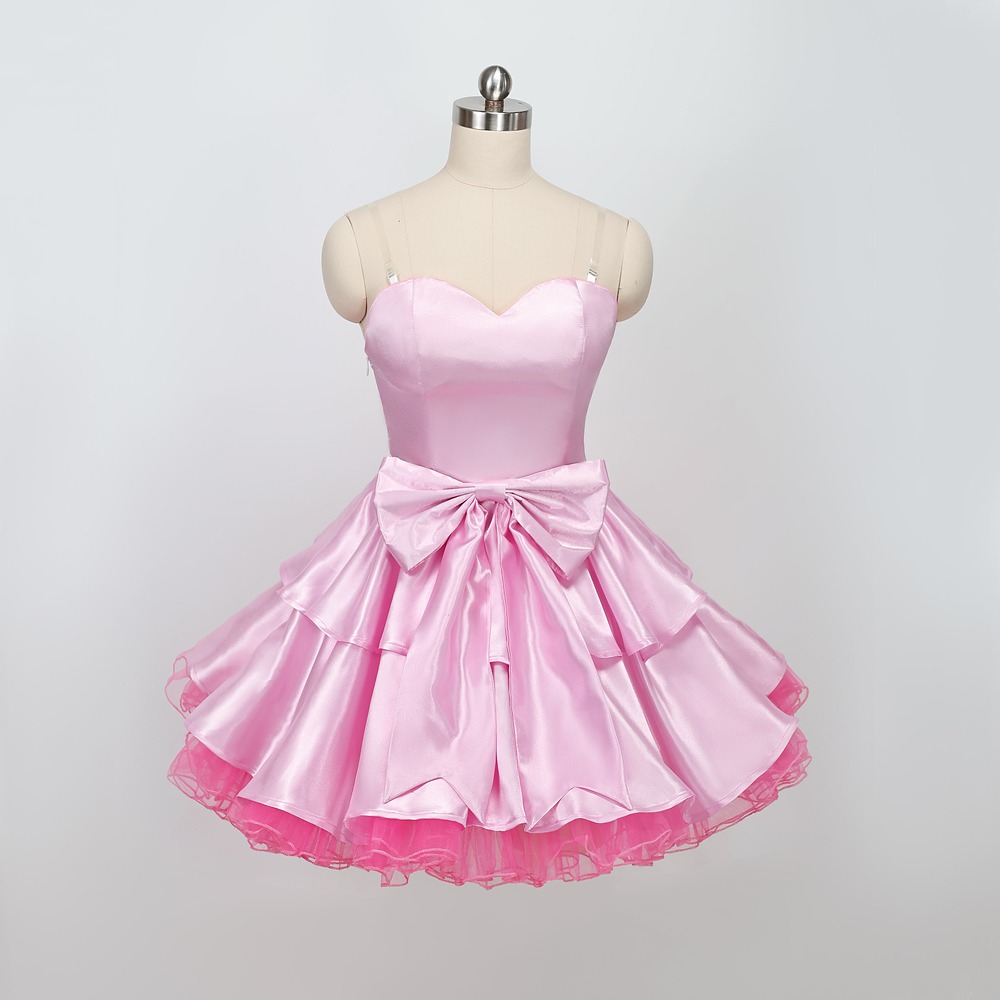 Alien Stage Mizi pink stage dress cosplay costume front view