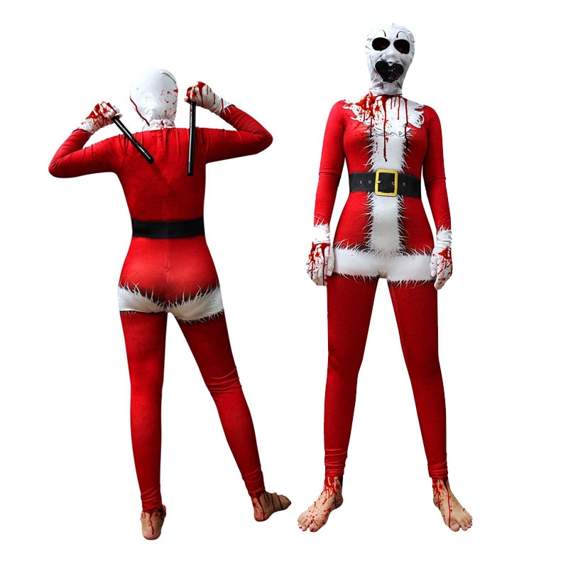 Christmas bloodstain clown