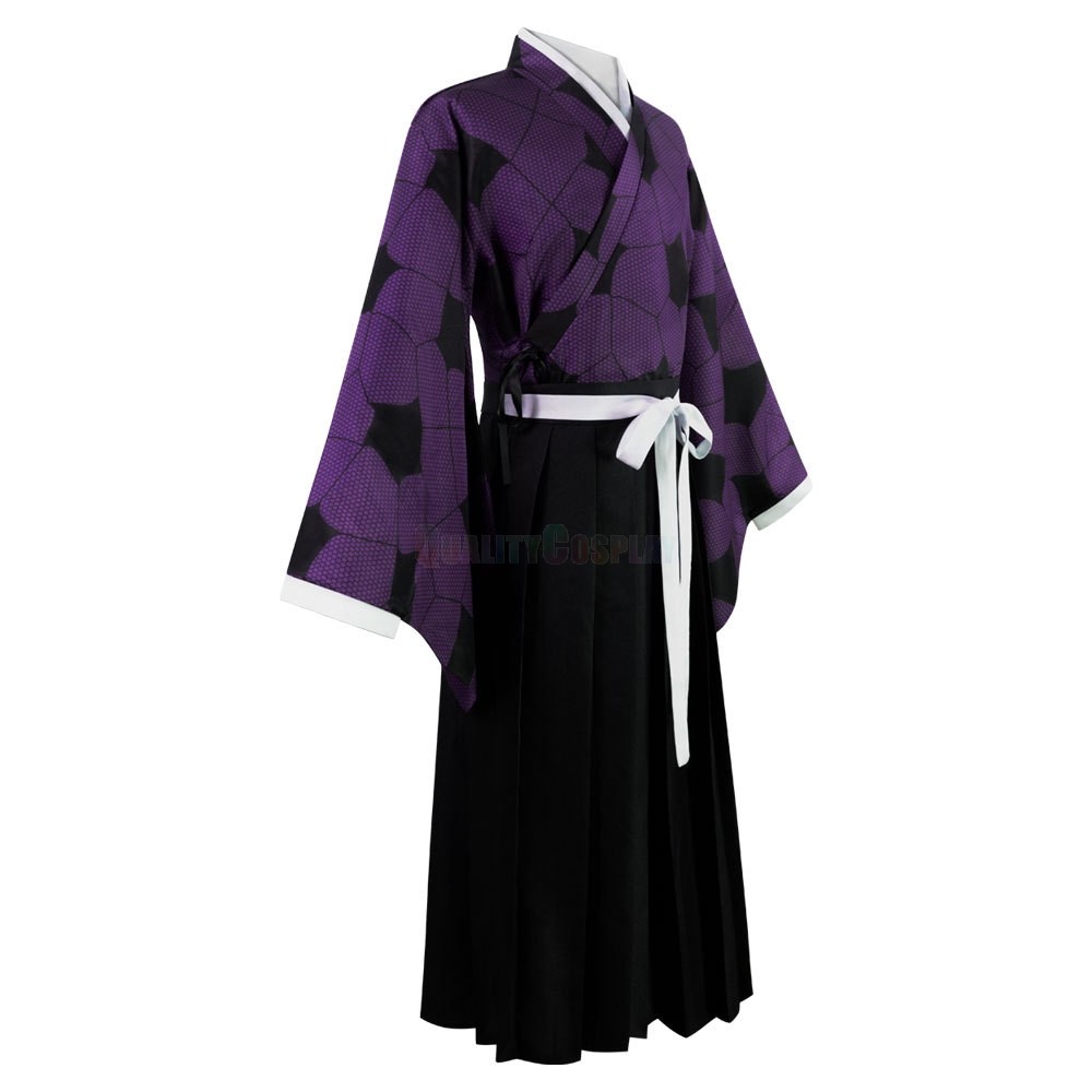 Demon Slayer Kokushibo Kimono Cosplay Costume - HQCOSPLAY