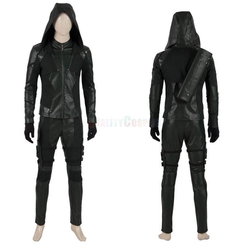 Green Arrow Season 8 Oliver Queen Cosplay Costumes