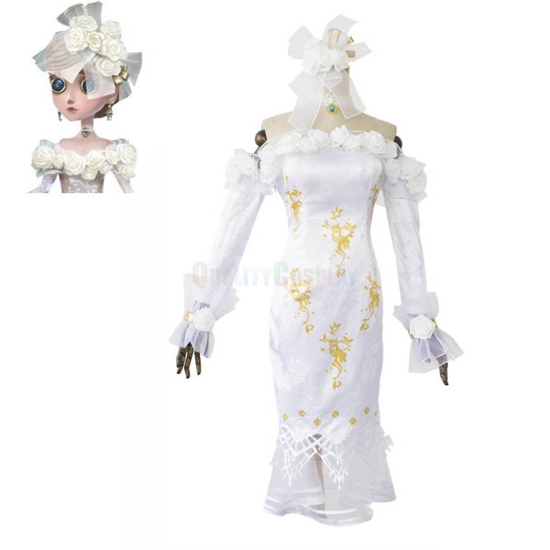 Identity V Perfumer Vera Nair Tonight Or Never White Cosplay Costume