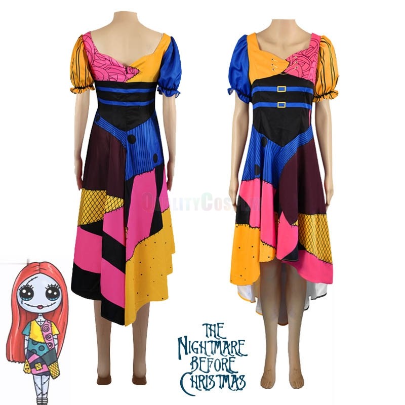 The Nightmare Before Christmas Sally Cosplay Costume