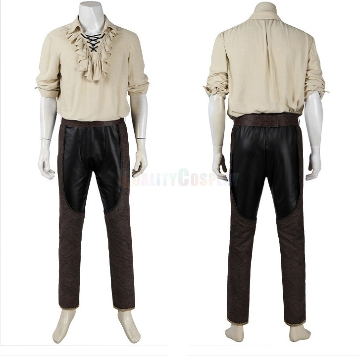 Baldur's Gate 3 Astarion Campsite Outfit Cosplay Costume 