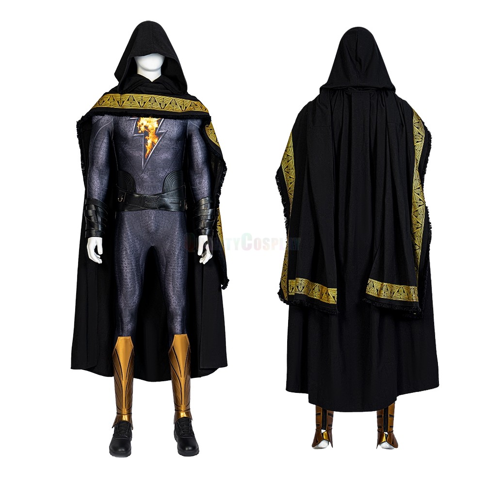 2022 Black Adam Cosplay Costume Jumpsuit