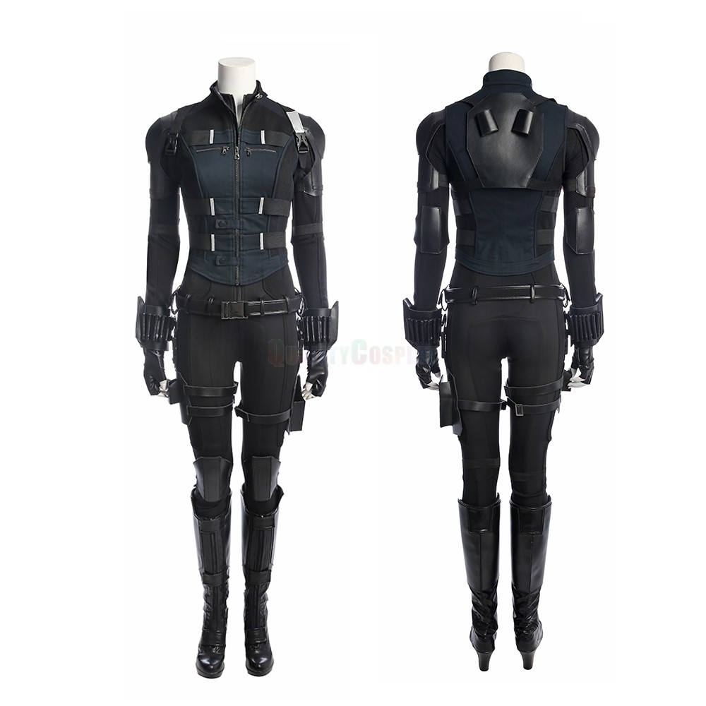 Avengers Infinity War Black Widow Natasha Romanoff Cosplay Costume