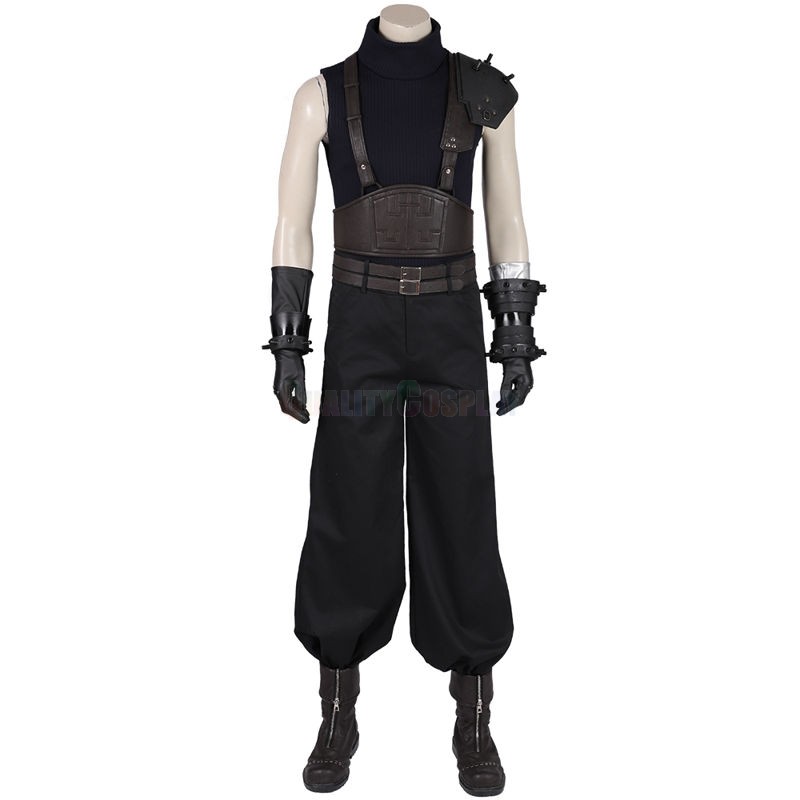 Final Fantasy 7 Claude Tibetan Blue Cosplay Costume