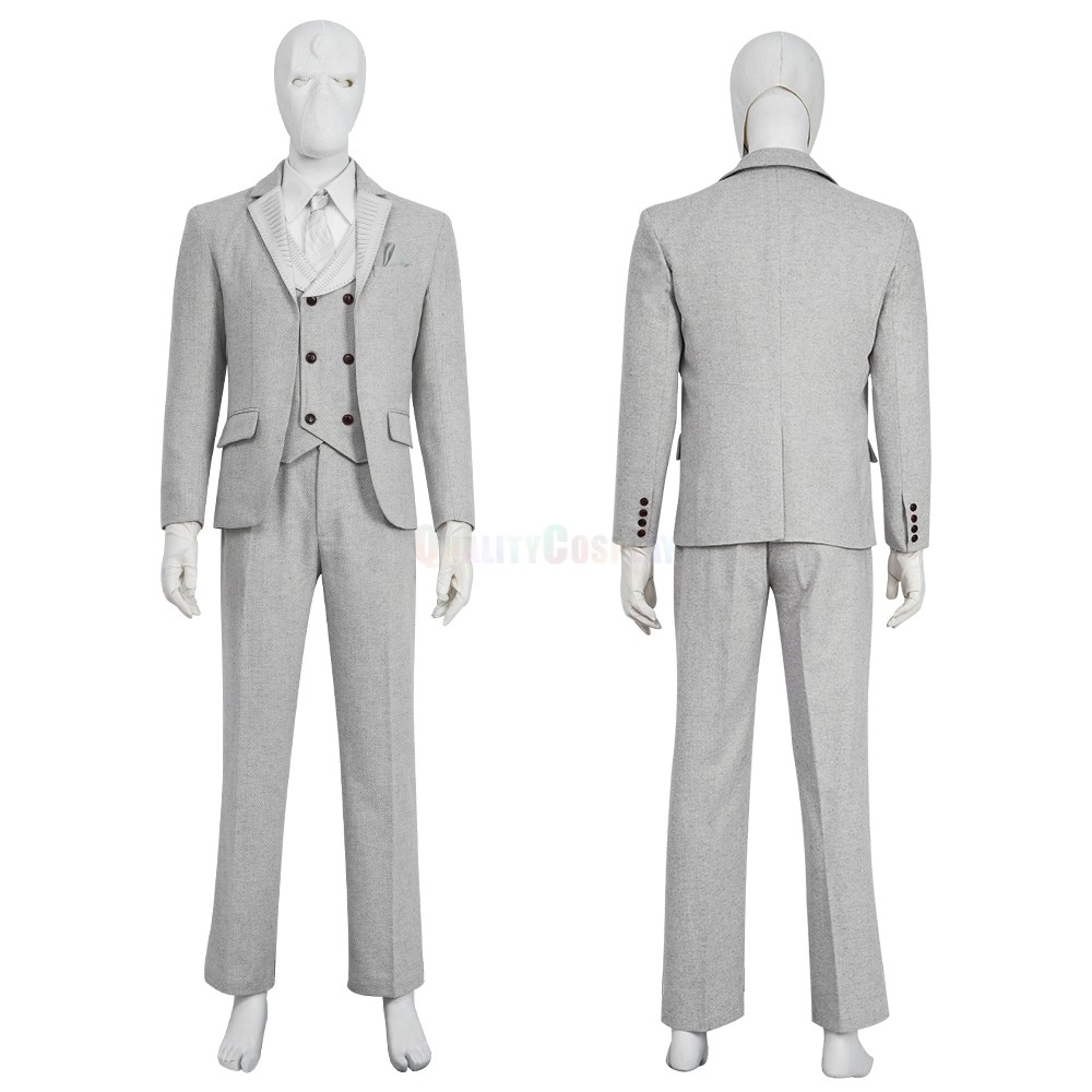 Business Suit Moon Knight  Marc Spector Cosplay Costume