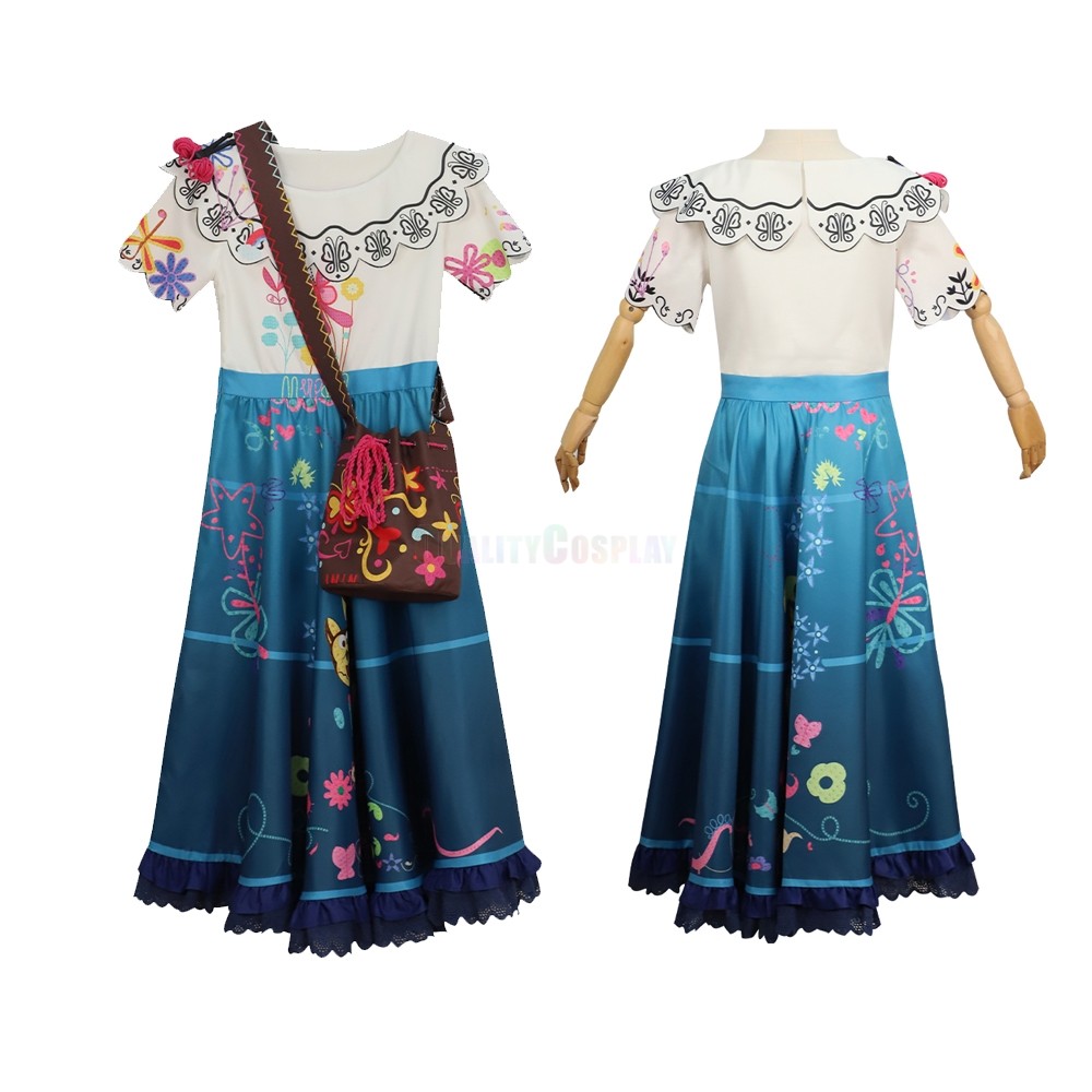 Encanto Mirabel Cosplay Costume For Kids 