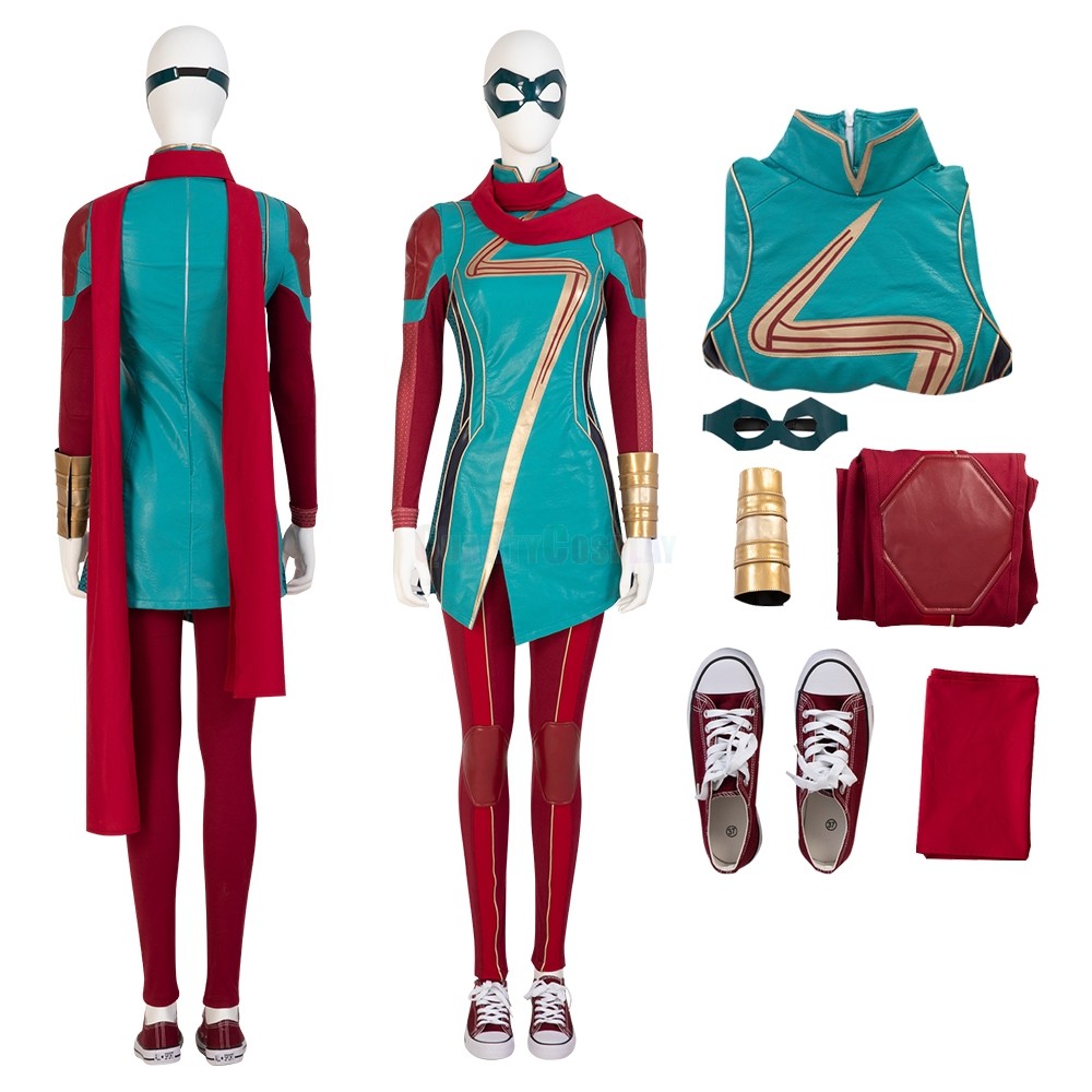 Ms.Marvel  Kamala Khan Cosplay Costume