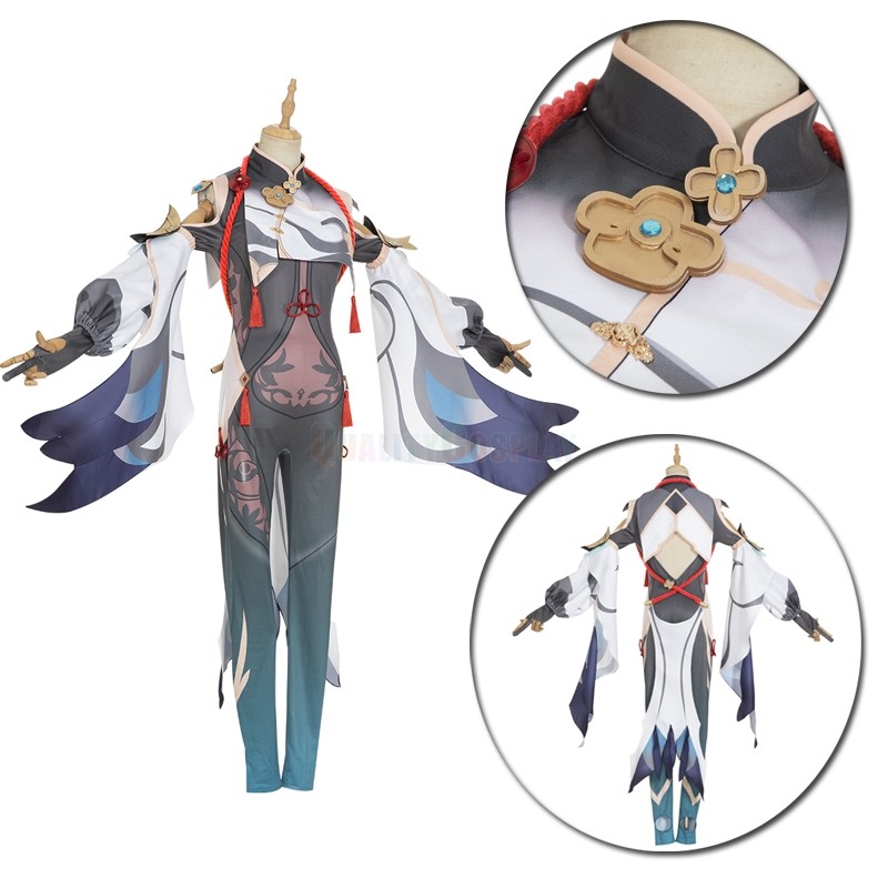 Genshin Impact Shenhe Cosplay Costume