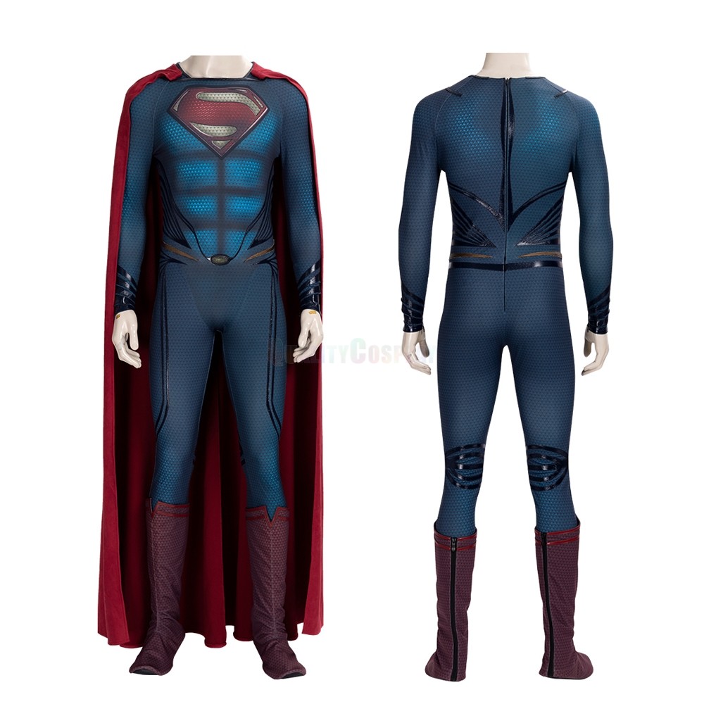 Super Hero Man of Steel Clark Cosplay Costume