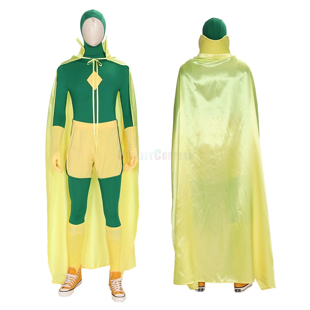 2021 Wanda Vision Green Cosplay Costume