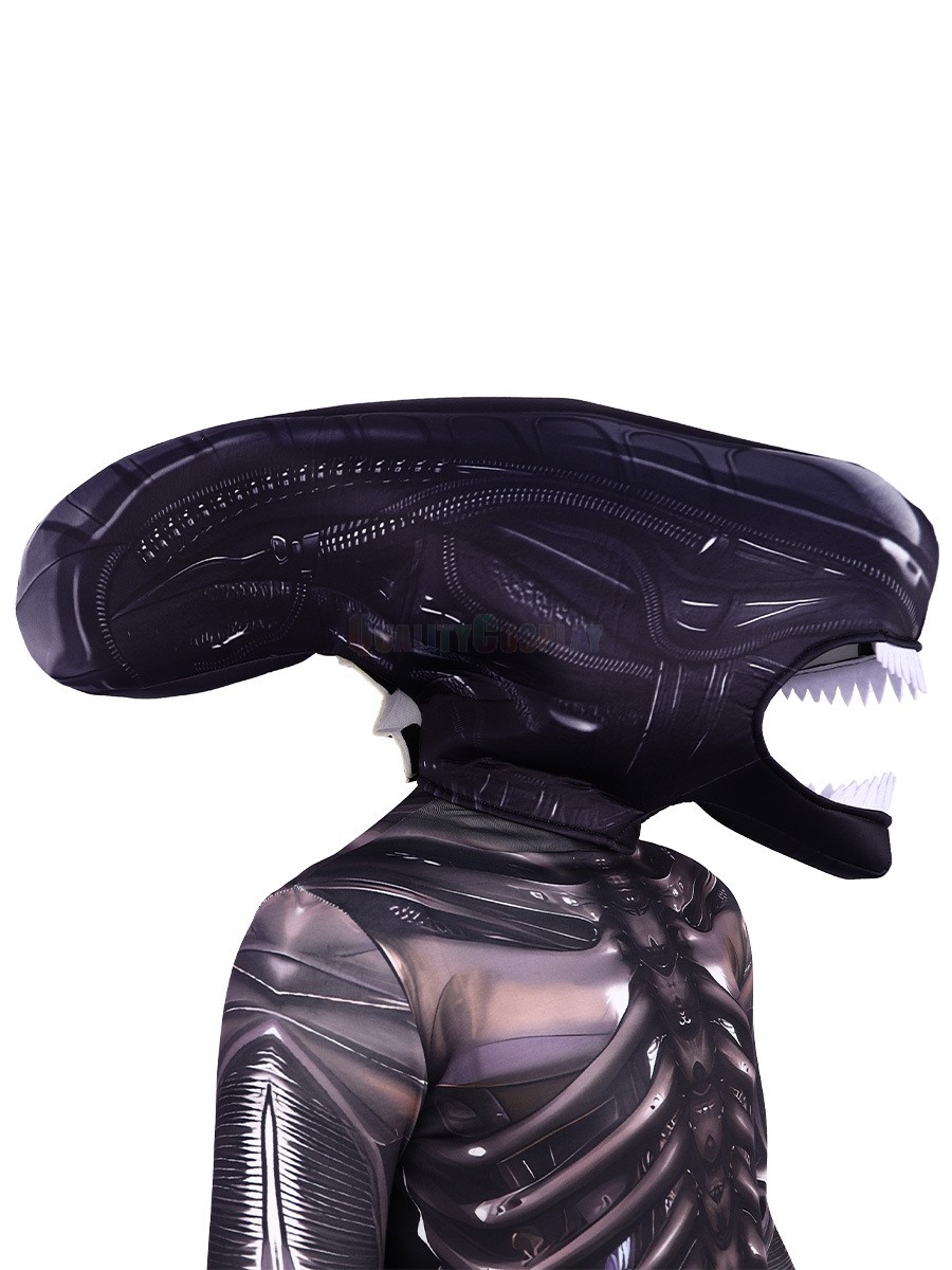 Alien Romulus Alien Bodysuit with Tail For Adults Halloween Costumes ...