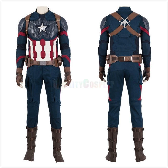 Avengers 4 Captain America  Cosplay  Costume