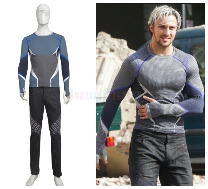 Avengers 2 Age of Ultron Quicksilver Cosplay Costumes
