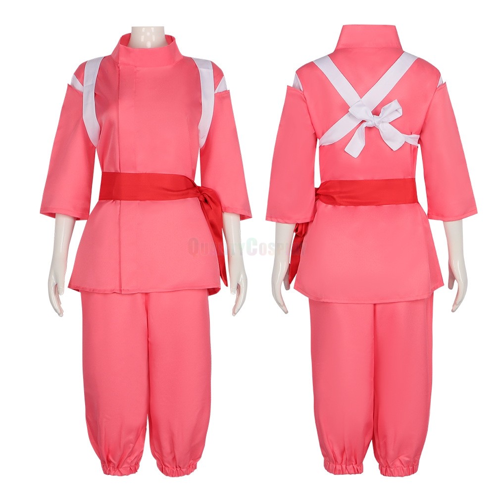 Spirited Away Chihiro Ogino Cosplay Halloween Costume