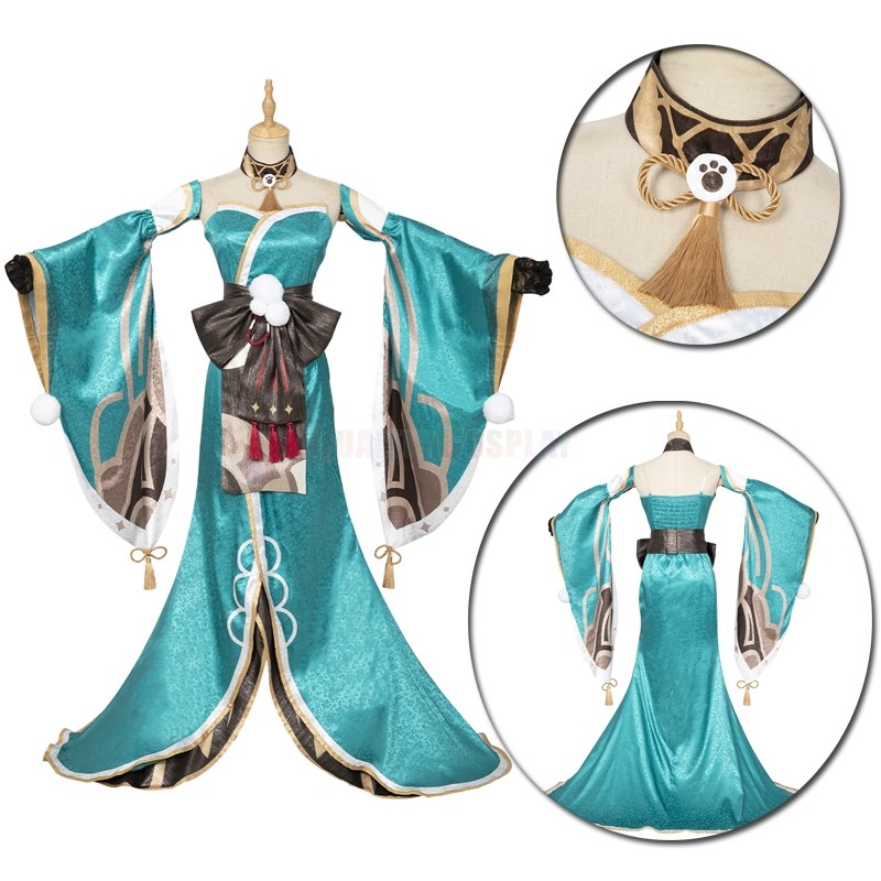 Genshin Impact  Gorou Miss Hina Cosplay Costume