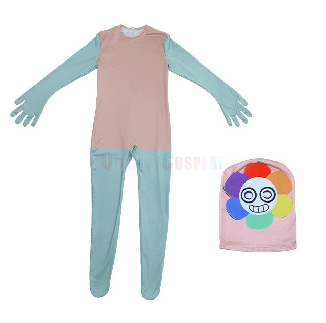 Dandy #39 s World Sunflower Jumpsuit For Kids Halloween Costumes HQCOSPLAY