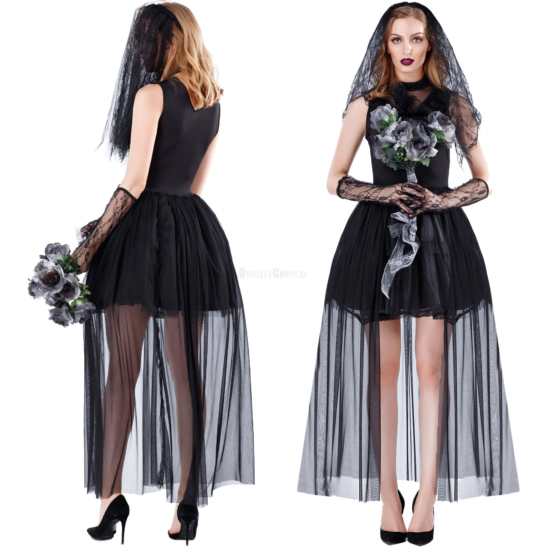 Halloween Dark Vampire Witch Cosplay Costume