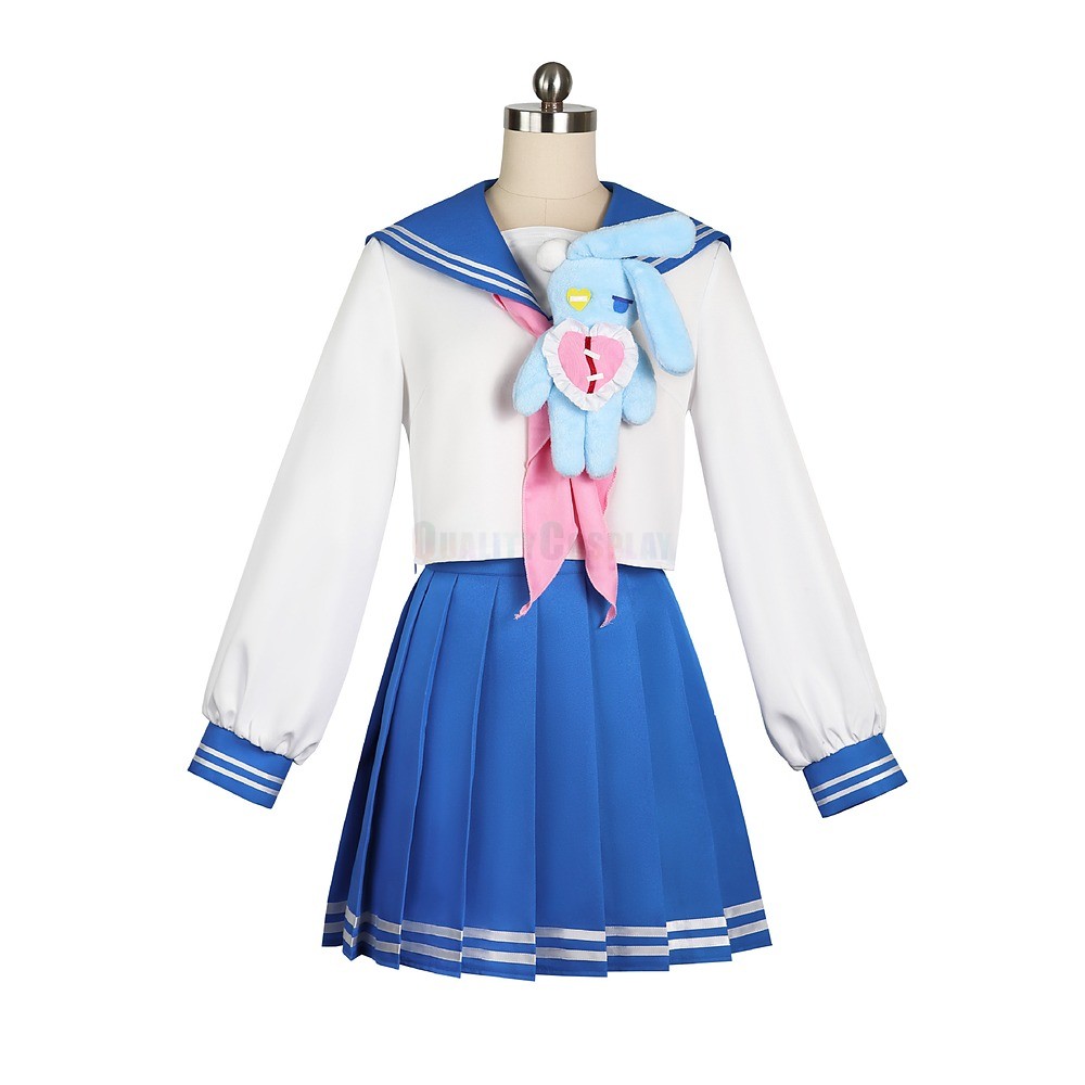 Eggy Party Dorothy Cosplay Costume Back-to-School Sailor Uniform And ...