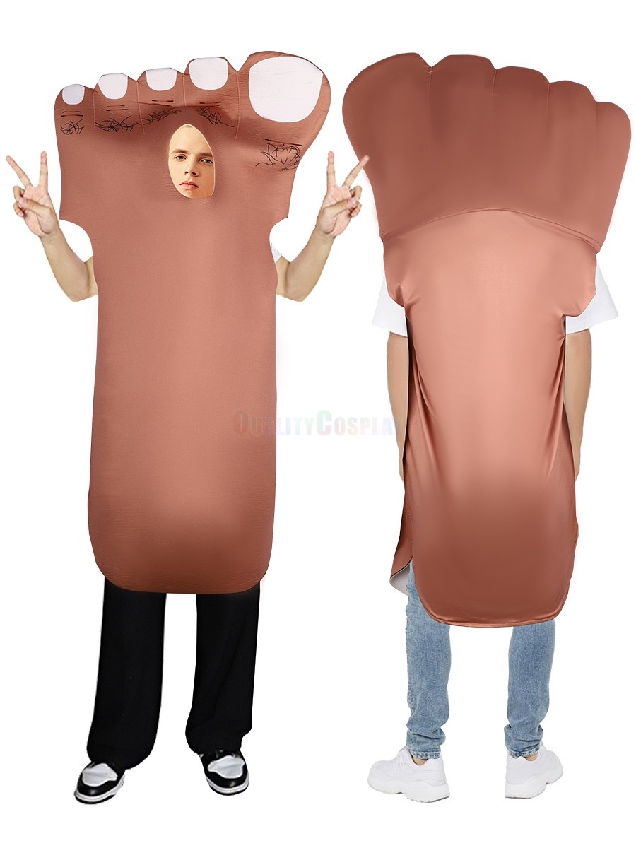  Adult Foot Sponge Suit Halloween Funny Cosplay Costume