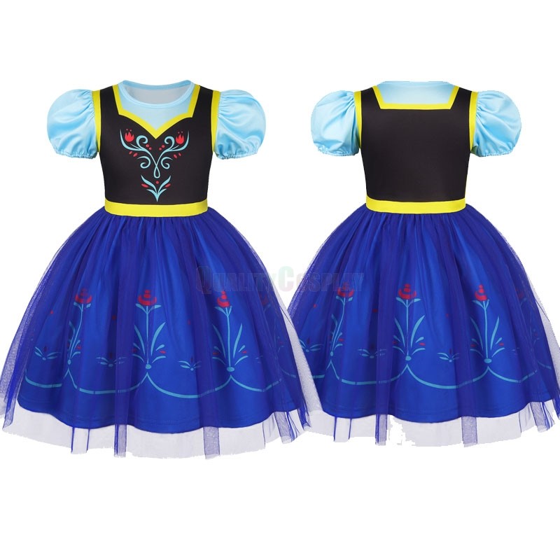 Frozen Anna Princess Dress Children's Halloween Cosplay Costume HQCOSPLAY — free download