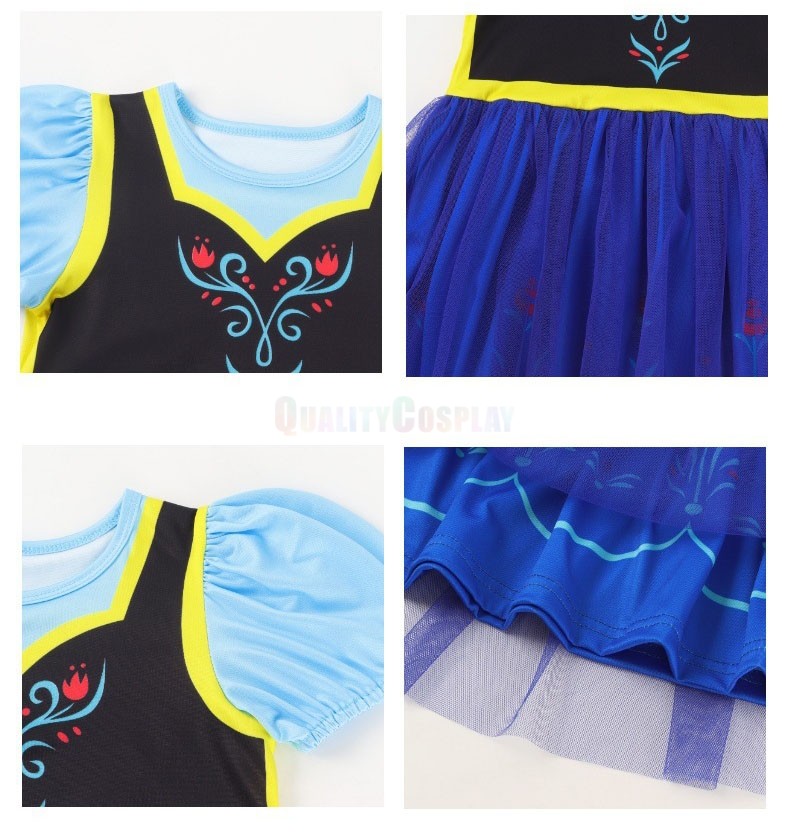Frozen Anna Princess Dress Children's Halloween Cosplay Costume HQCOSPLAY — free download