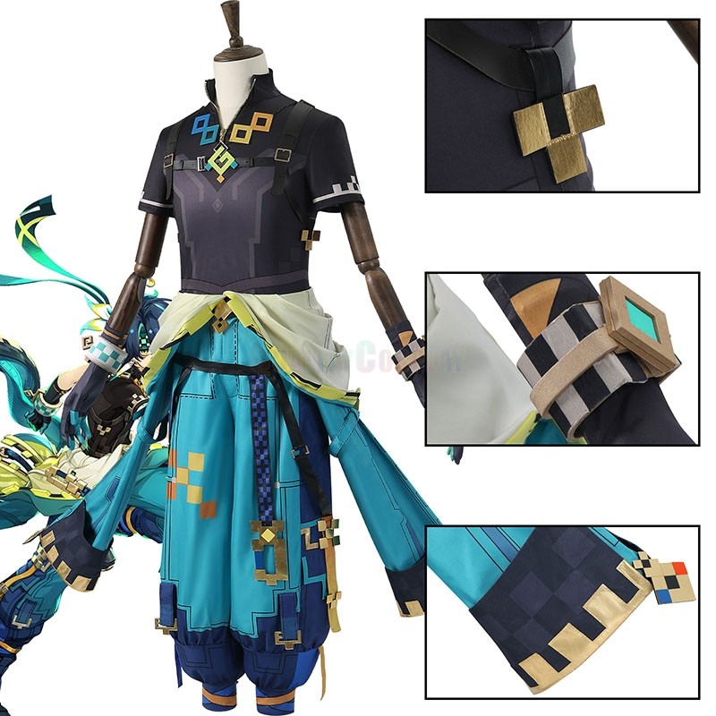 Game Genshin Impact Kinich Cosplay Costume Suit Handsome Uniform Party Role Play Outfit | Shopee