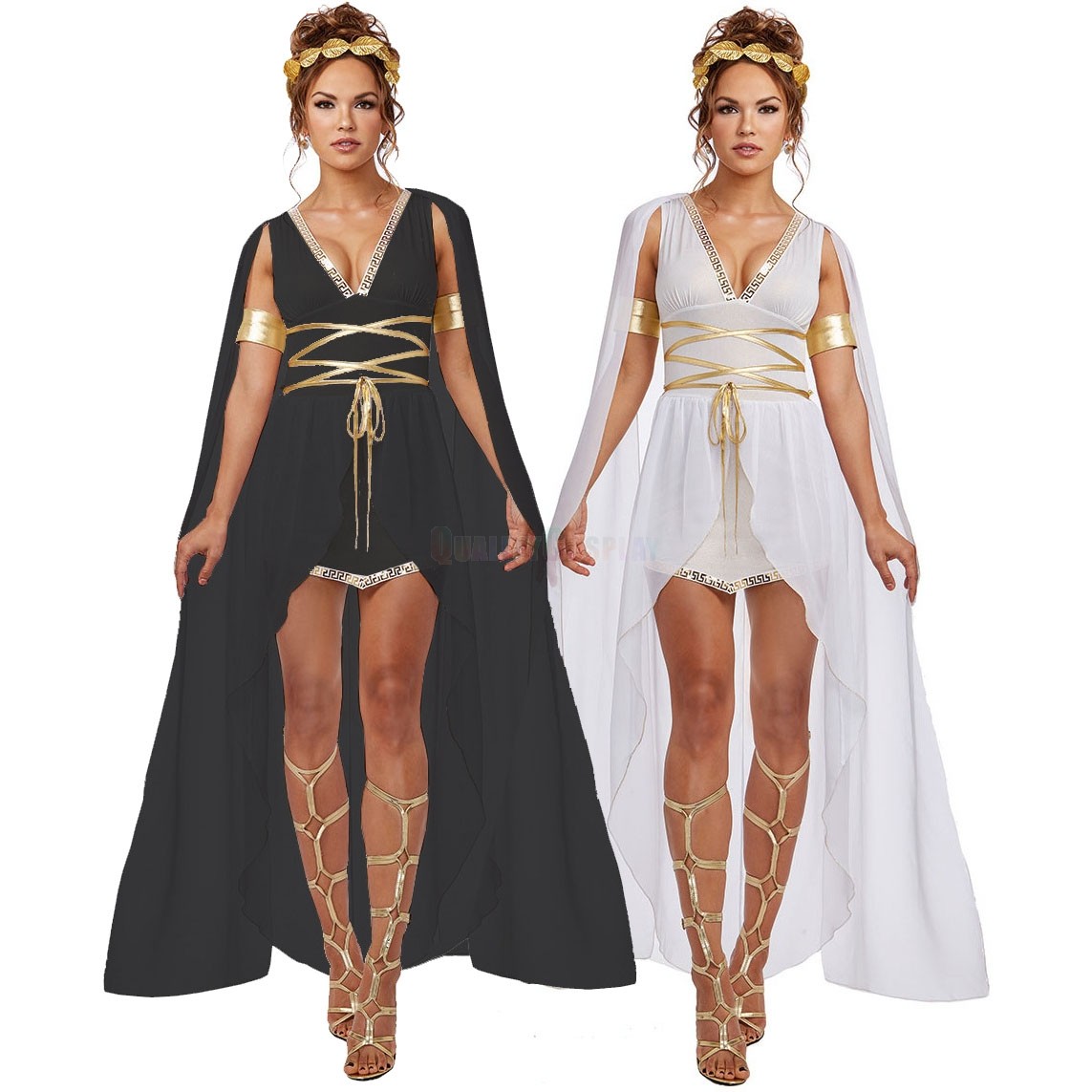 The Medieval Greek Goddess Athena Hallowee Costume