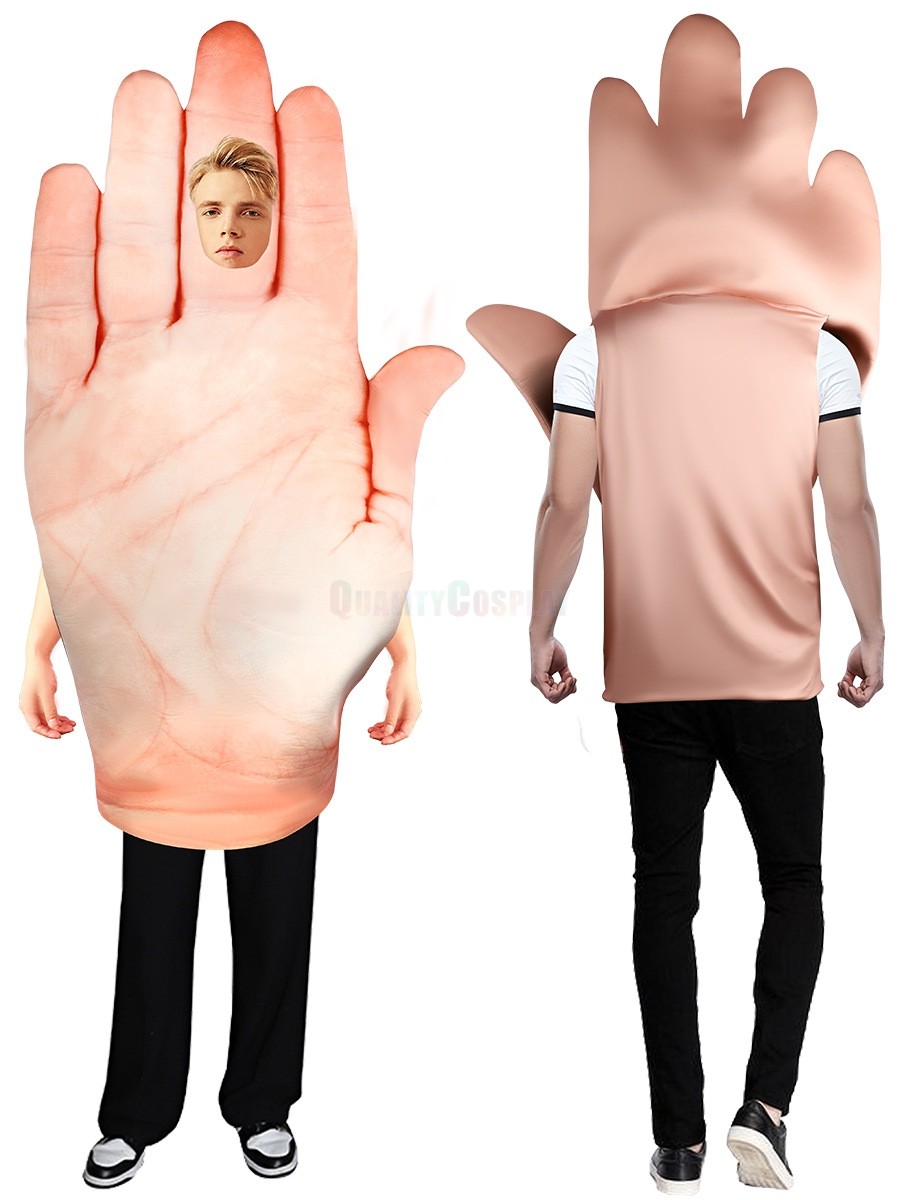 Halloween Funny Cosplay Costume  Adult Hand Sponge Suit