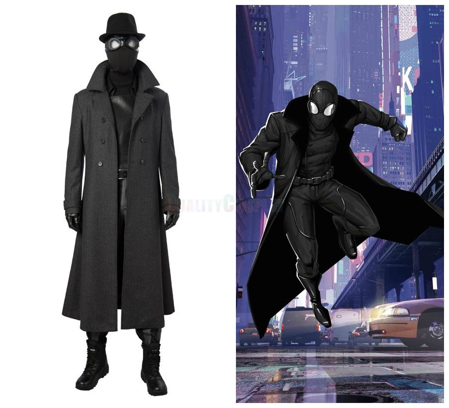 Spider Man Parallel Cosmic Spider-Man Noir male Cosplay Costume