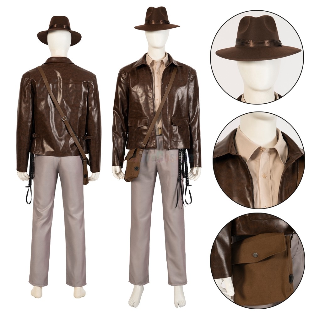 Indiana Jones and the Dial of Destiny Indiana Jones Cosplay Costumes
