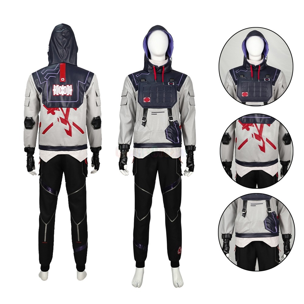 Valorant Duelist Agent Iso Cosplay Costumes