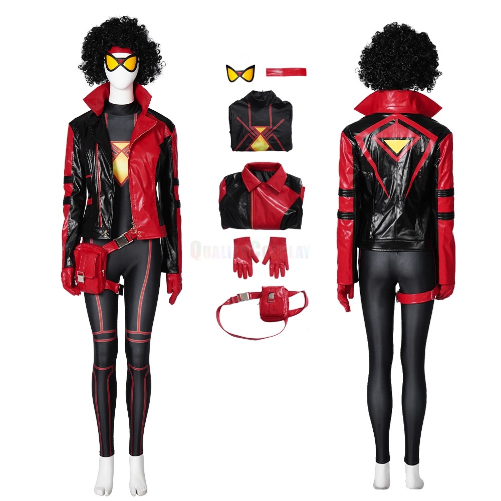 Across the Spider-Verse Spider-Man Jessica Drew Cosplay Costumes
