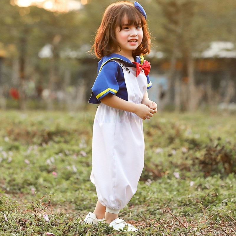 Children's Overalls Navy Sailor Halloween Donald Duck Anime Cosplay ...