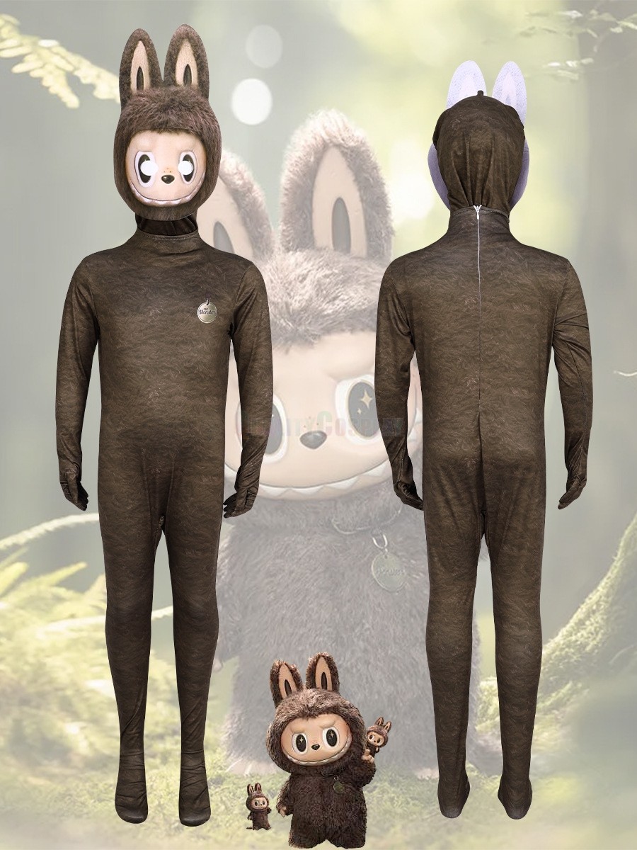 POPMART Labubu Onesie Jumpsuit Halloween Parent-child Cosplay Costume