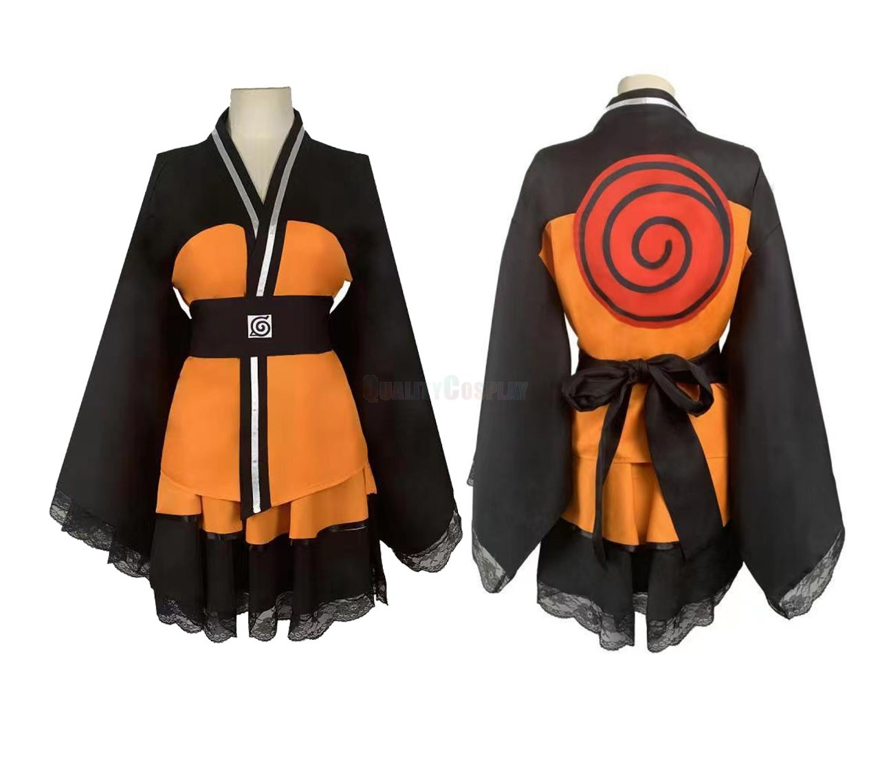Naruto Uzumaki Kimono Cosplay Costume For Halloween Party Costume