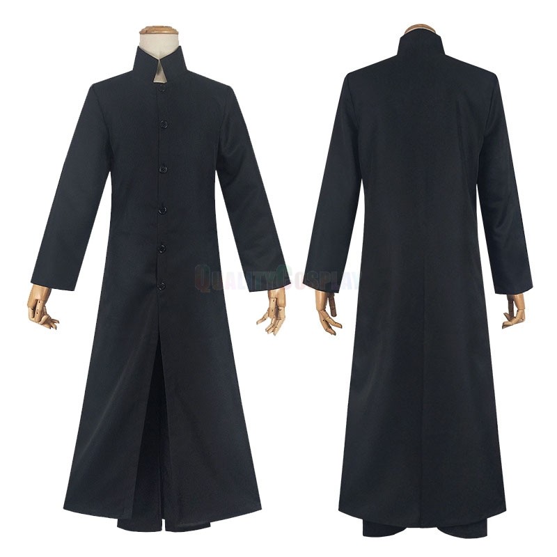 Halloween The Matrix Neo Cosplay Trench Coat
