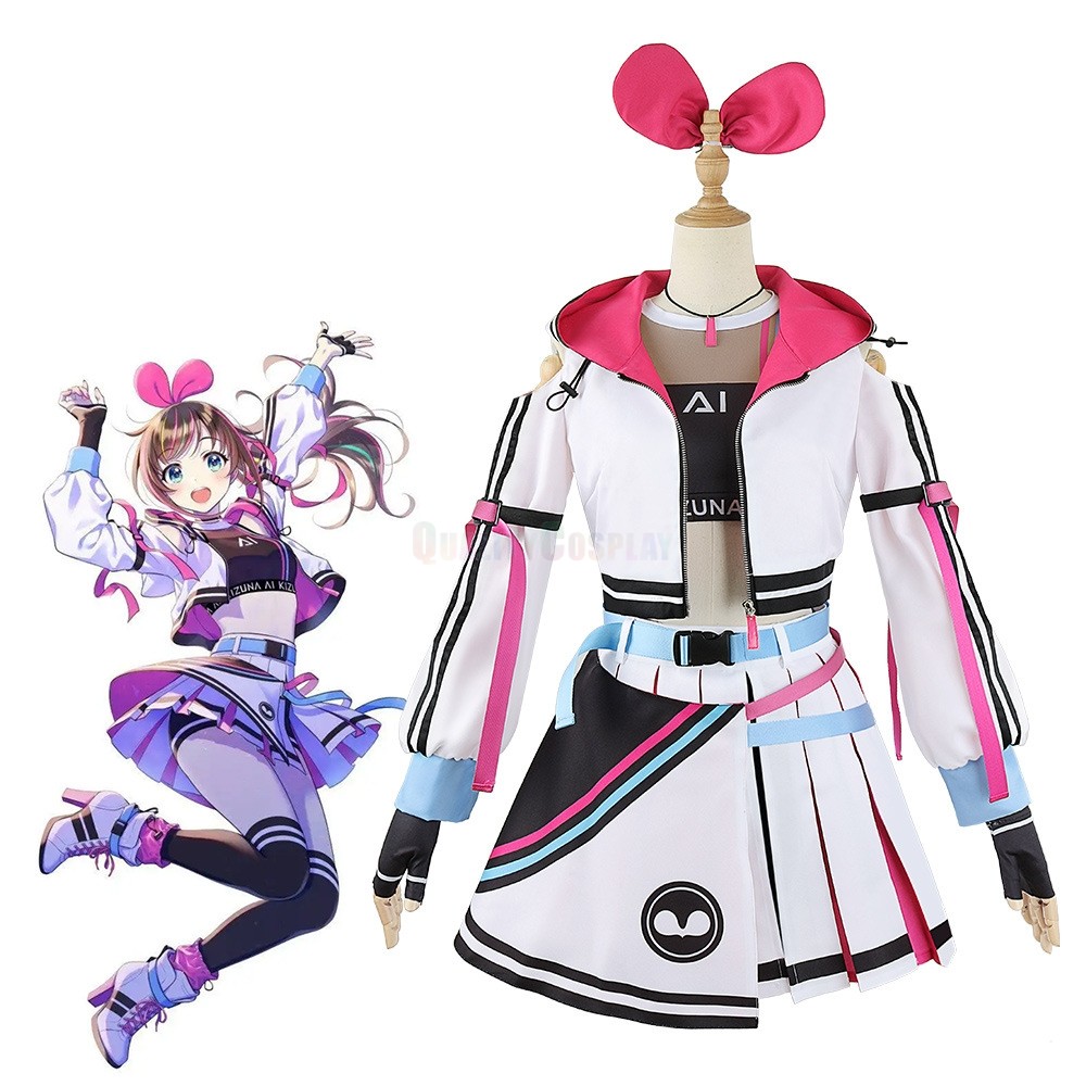 Virtual YouTuber Kizuna AI Cosplay Costume