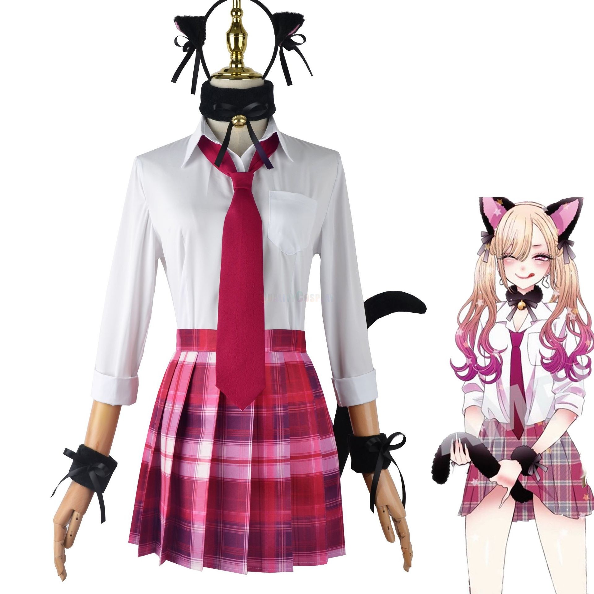 My Dress-Up Darling Kitagawa Marin Cute Cat Cosplay Costume