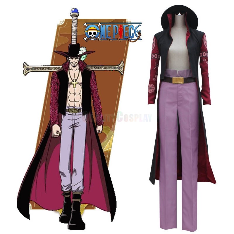 One Piece Dracule Mihawk Cosplay Costume