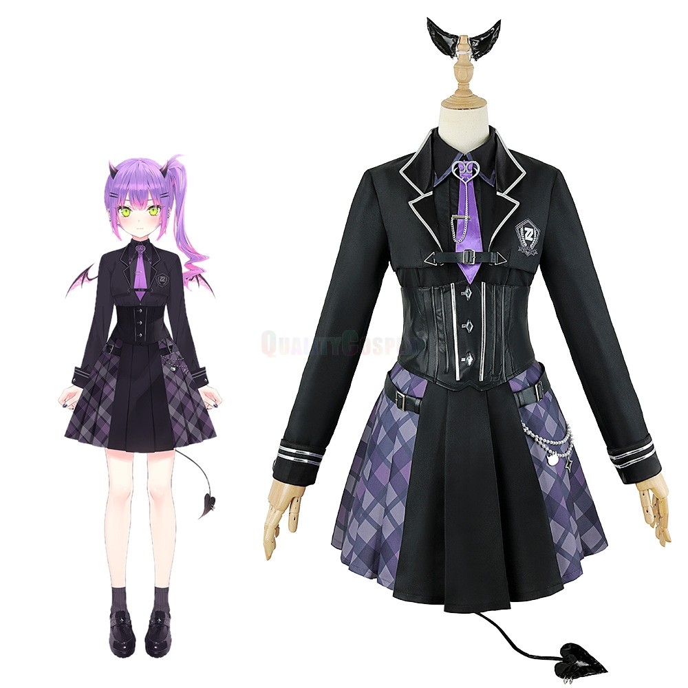 Hololive Youtube Vtuber Tokoyami Towa School Uniform Cosplay Costume