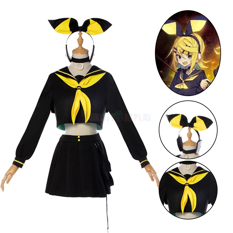 Vocaloid Rin Kagamine Daily Cosplay Costume