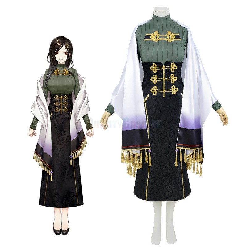  YouTube Vtuber Shirayuki Tomoe Cosplay Costume