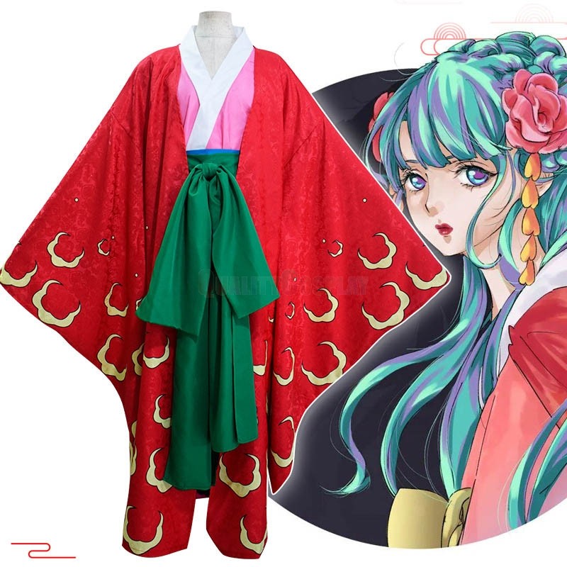 One Piece Kozuki Hiyori Cosplay Costume