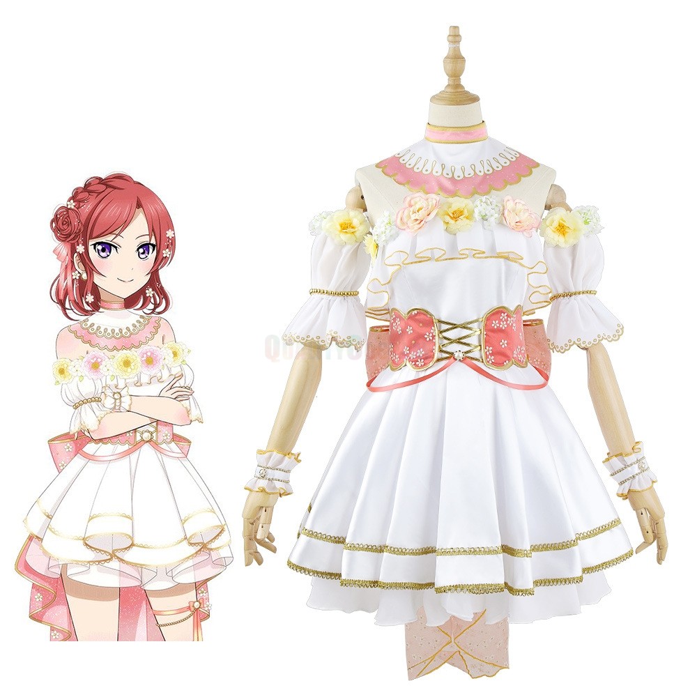 LoveLive! Nishikino Maki Flower Festival Cosplay Costume