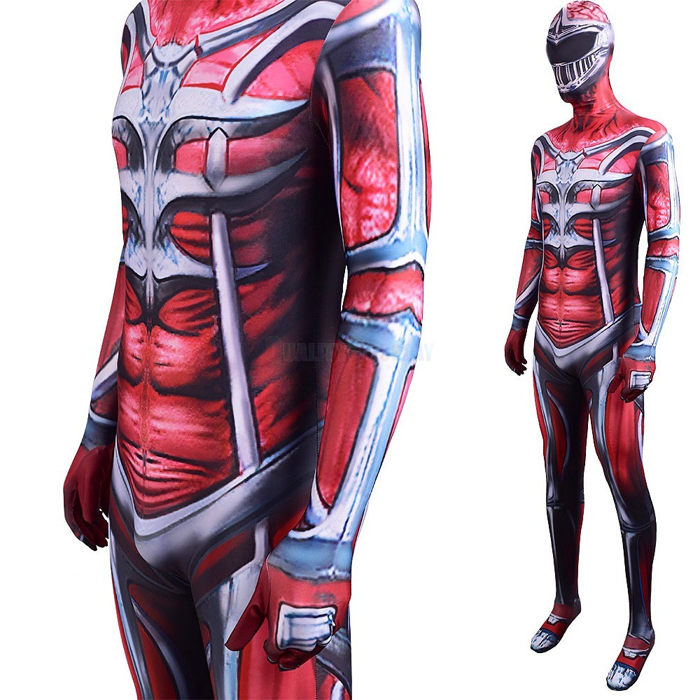 Power Rangers Printmaking Power Rangers Lord Zedd Cosplay Printed Jumpsuit With Hood For Men ...